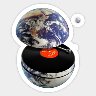 DJ Earth Sticker